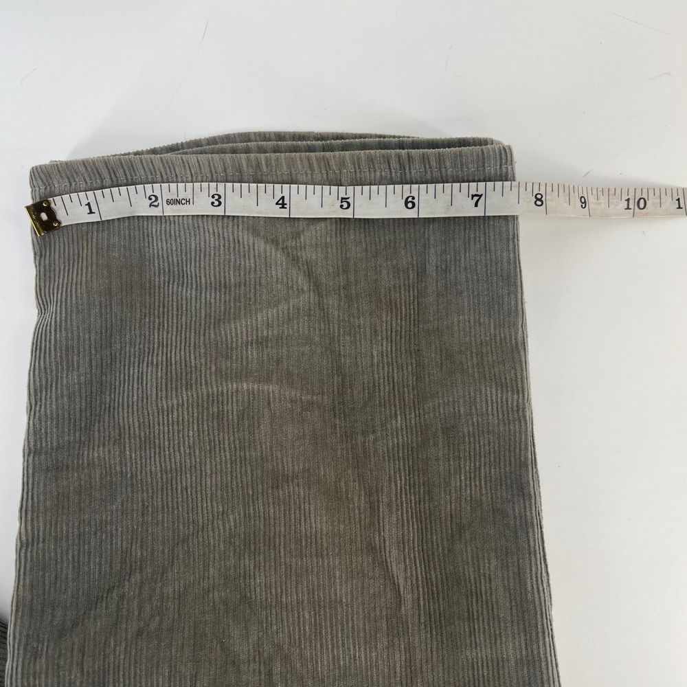 Polo Ralph‎ Lauren Gray Corduroy Pants Mens 32x25 Straight 5 Pocket Distressed - Picture 4 of 9
